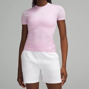 Lululemon Wundermost Ultra-Soft Nulu Hip-Length Short-Sleeve Shirt
